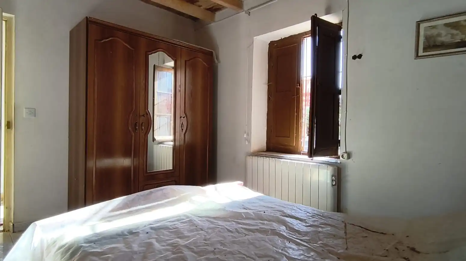 Dormitori de Casa o xalet en venda en Santa María del Monte de Cea amb Calefacció, Jardí privat i Moblat
