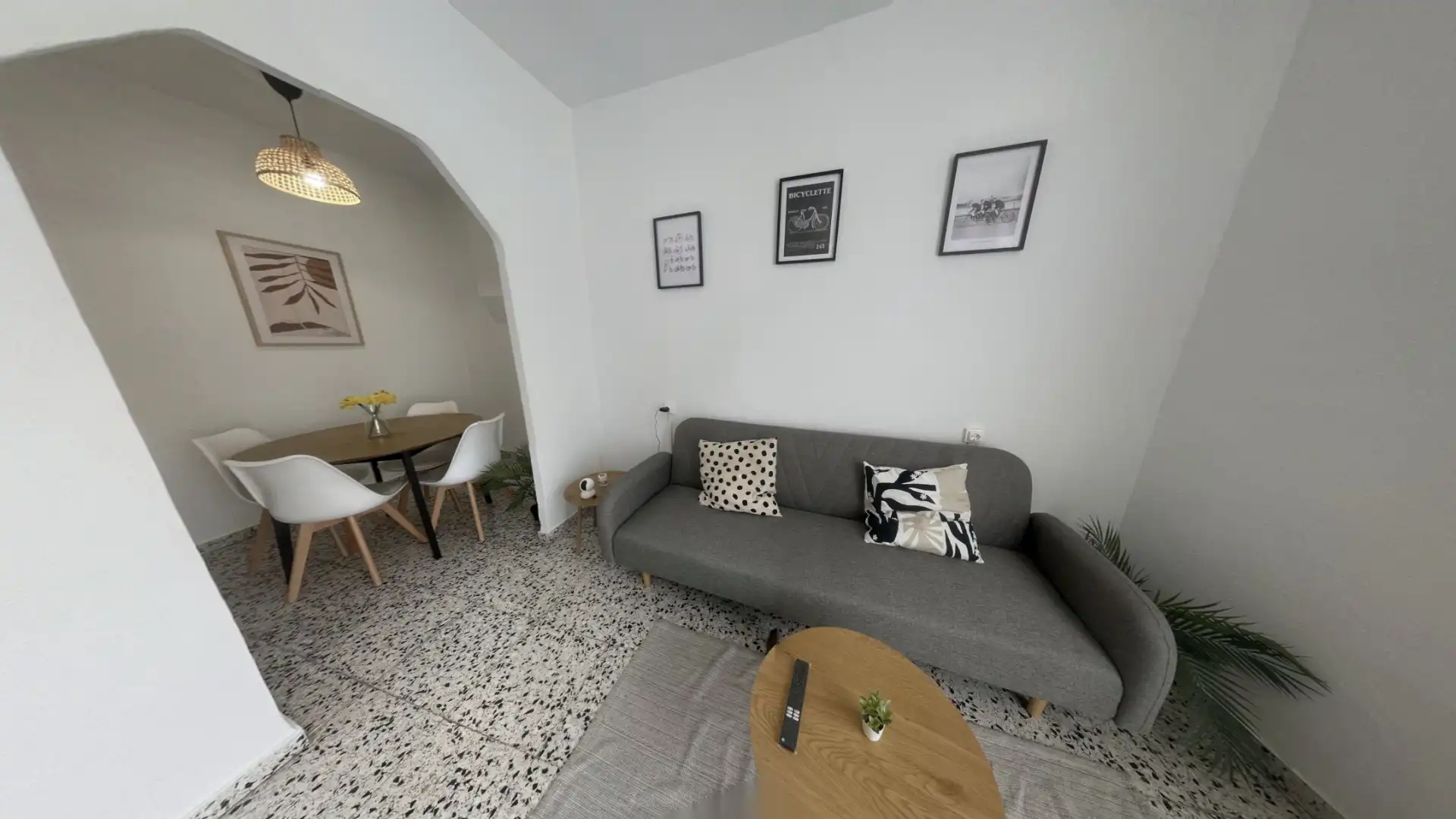 Sala d'estar de Pis en venda en Alcoy / Alcoi amb Moblat, Forn i Rentadora