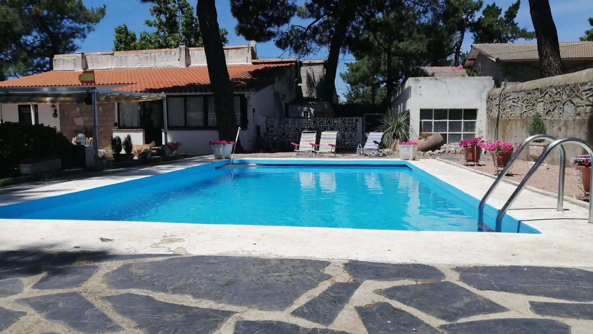 Swimming pool of Houses for sale in Alpedrete  with Private garden, Terrace and Storage room
