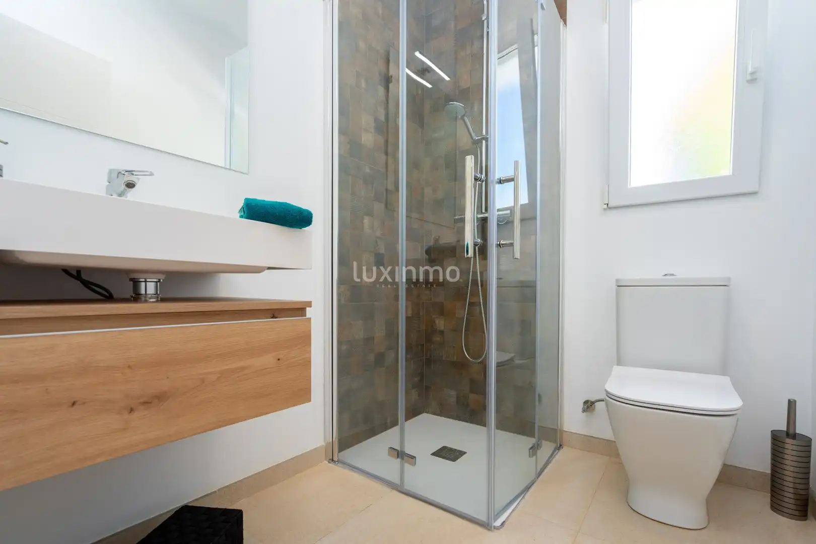Badezimmer von Haus oder Chalet zum Verkauf in Calpe / Calp mit Klimaanlage, Heizung und Terrasse