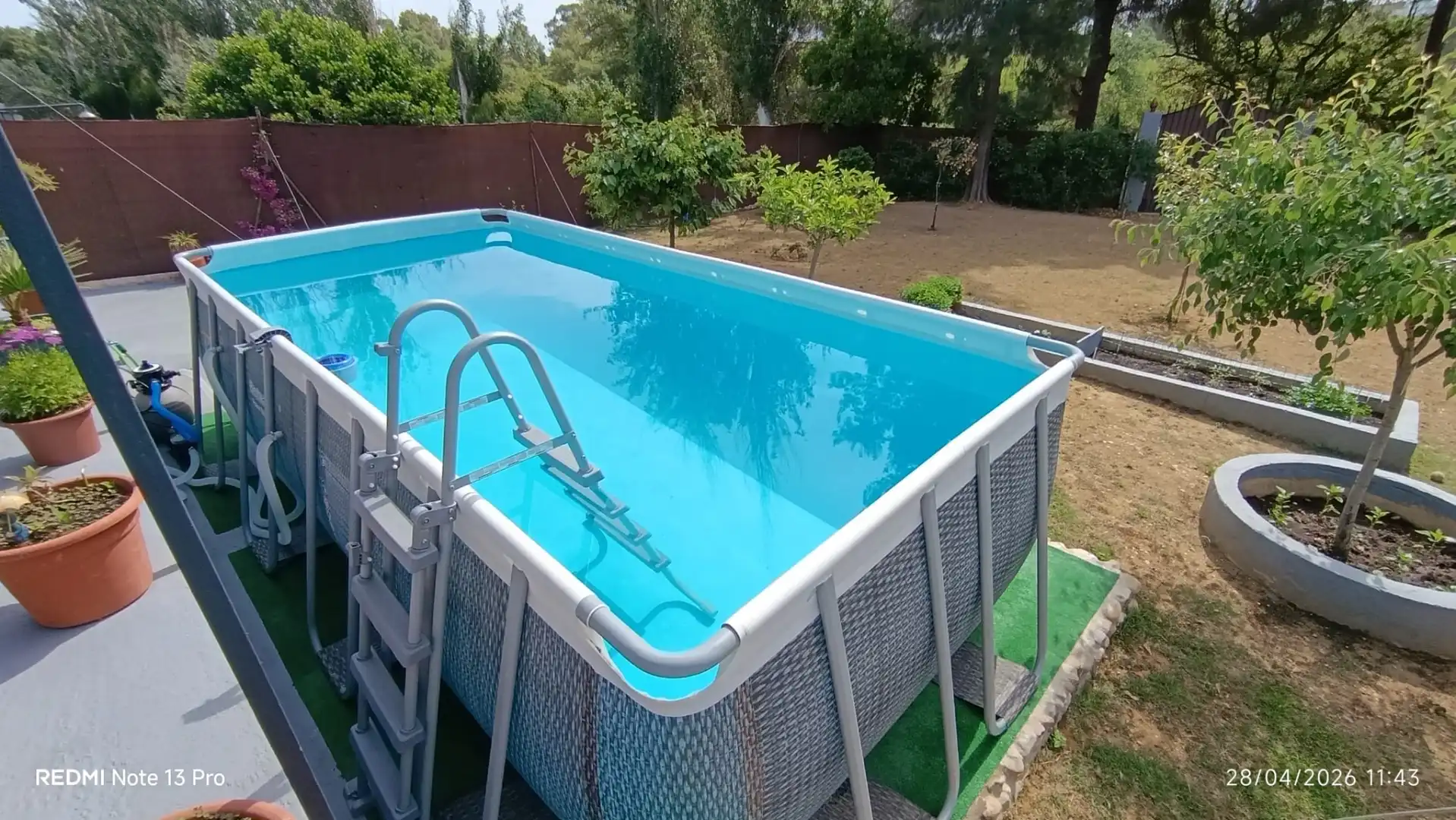 Swimming pool of Houses for sale in Beas  with Private garden, Terrace and Storage room