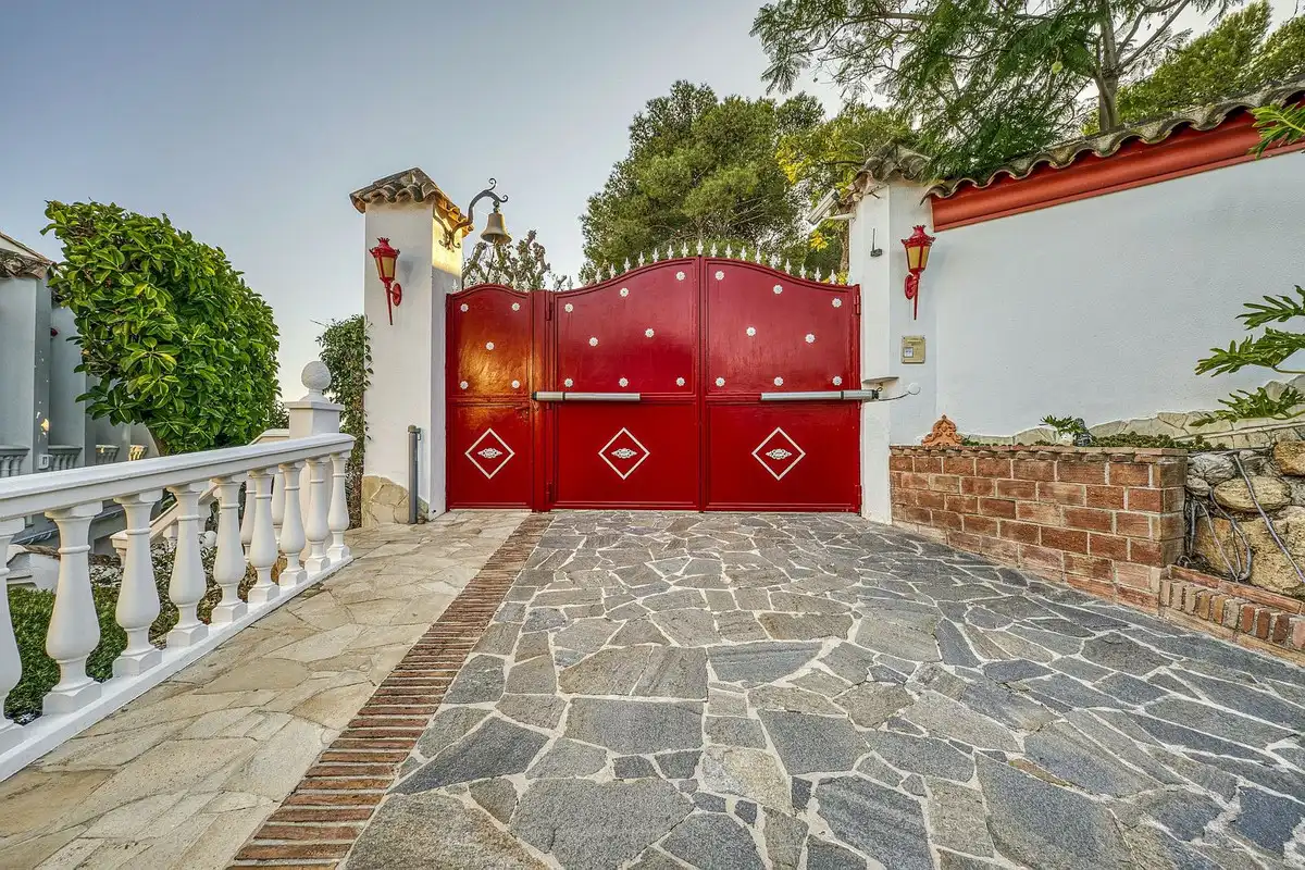 Exterior view of Detached homes for sale in Marbella  with Air Conditioner, Terrace and Storage room