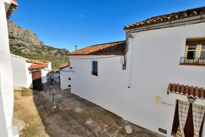 Vista exterior de Casa adosada en venta en Montejaque con Terraza