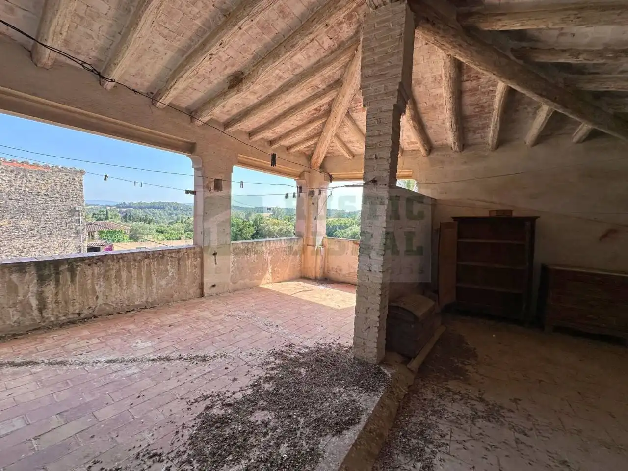 Terraza de Finca rústica en venta en Saus, Camallera i Llampaies con Terraza