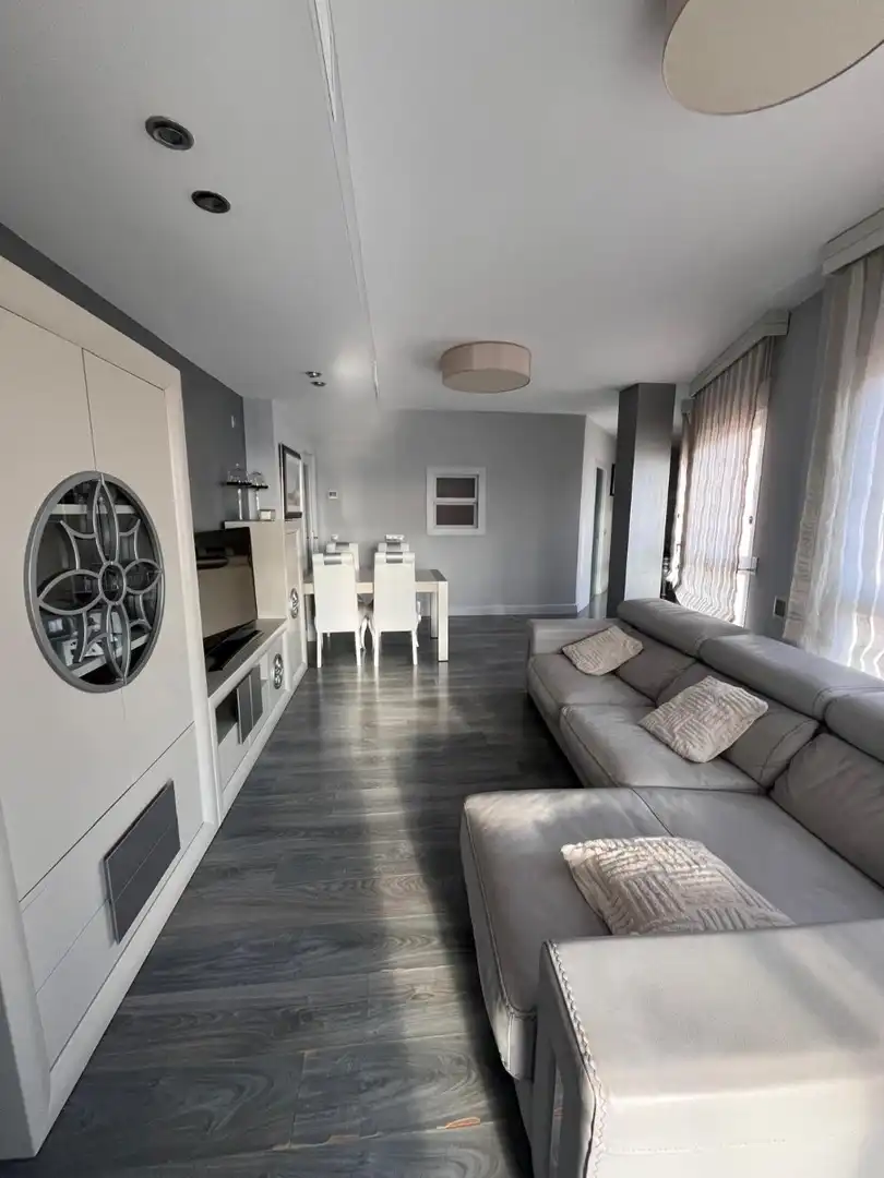 Sala de estar de Piso en venta en Águilas con Aire acondicionado, Parquet y Terraza