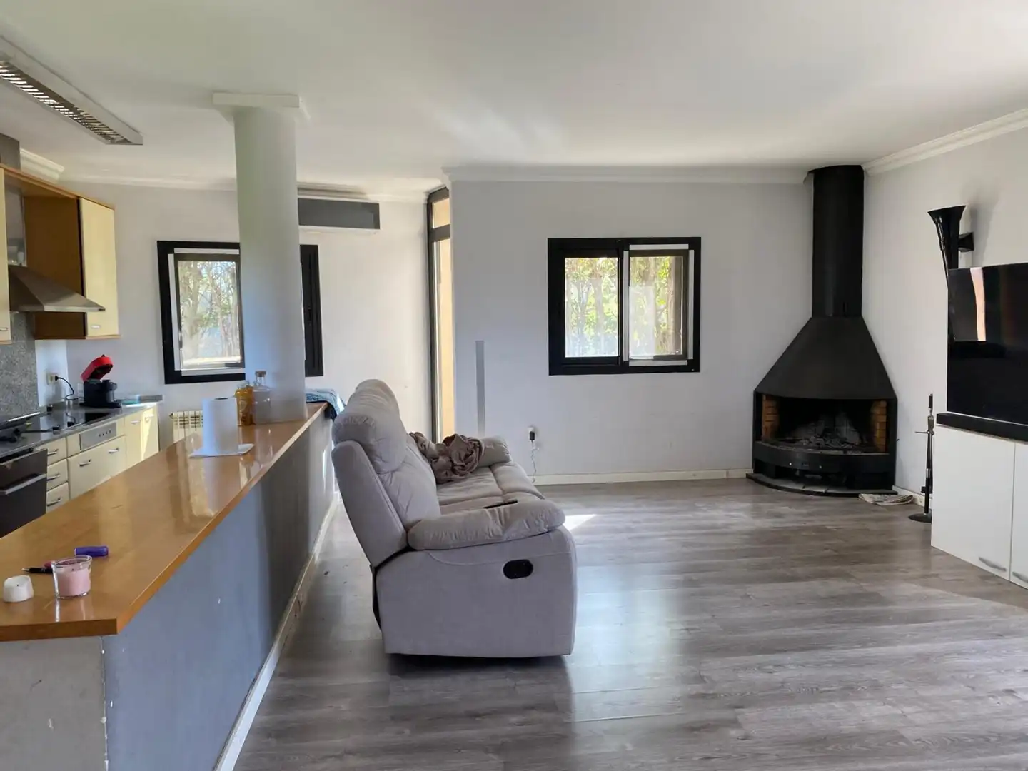Sala de estar de Casa o chalet en venta en Bell-lloc d'Urgell con Calefacción, Jardín privado y Terraza