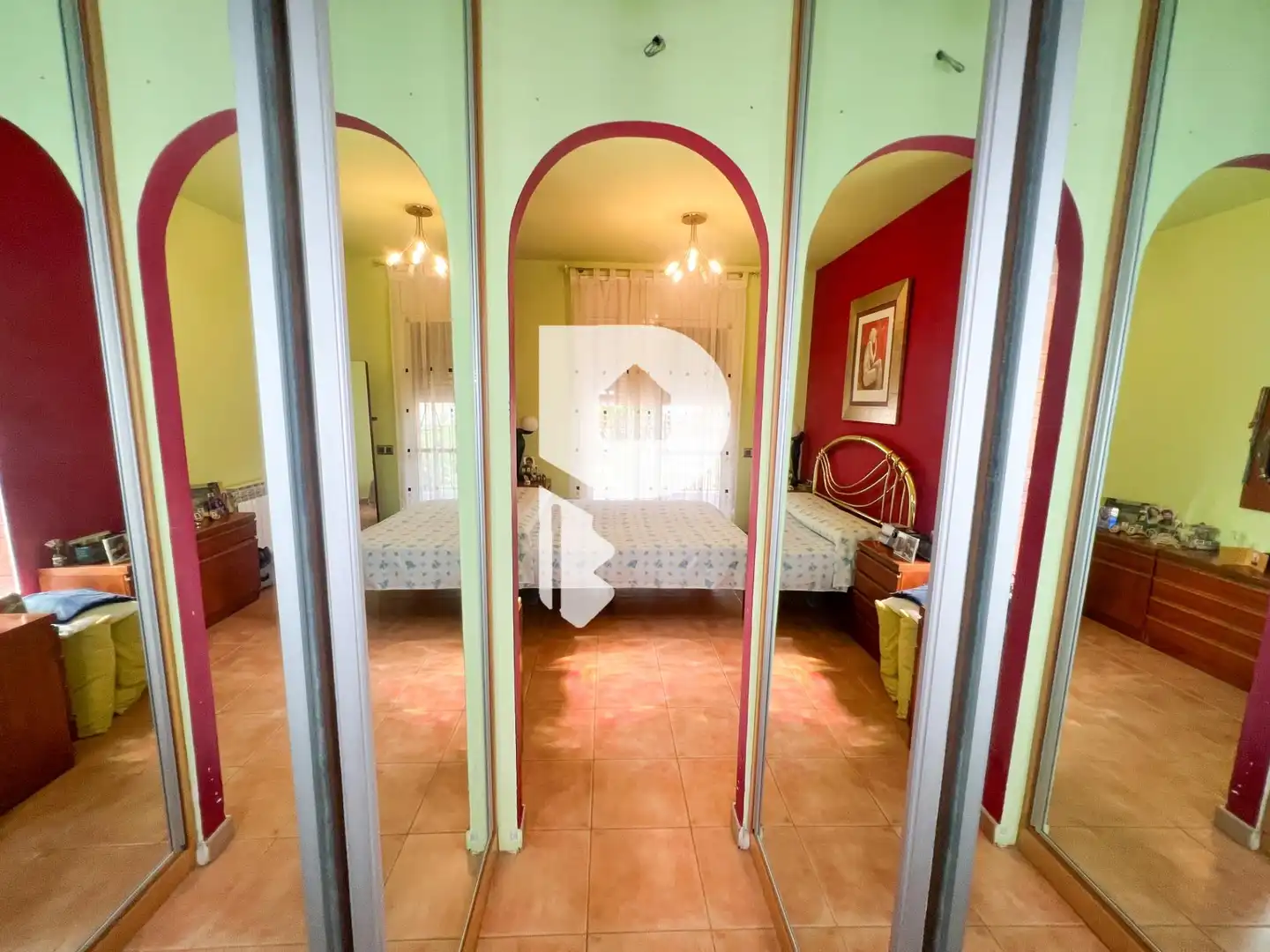Dormitori de Casa o xalet en venda en Vallirana amb Aire condicionat, Calefacció i Jardí privat