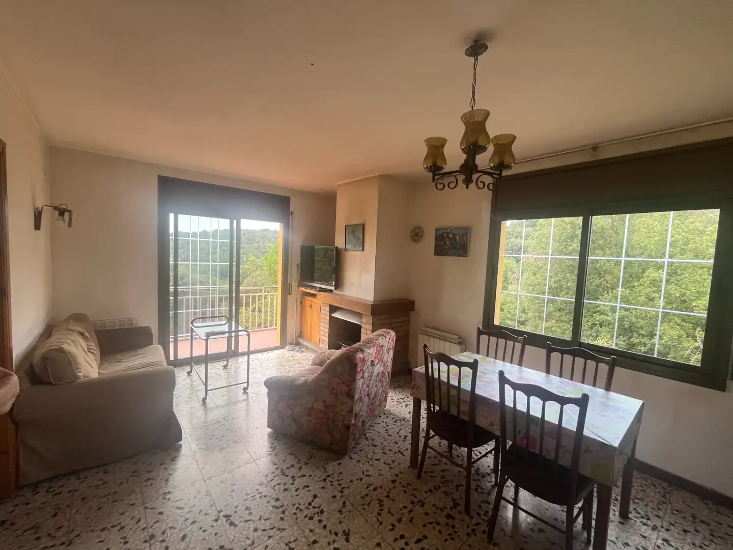 Sala de estar de Casa o chalet en venta en Castellcir con Jardín privado, Terraza y Trastero