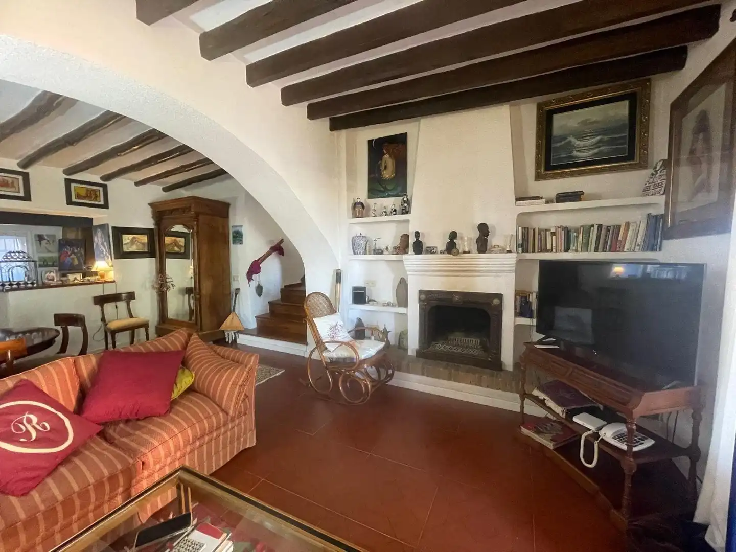 Sala de estar de Casa o chalet en venta en Mojácar con Aire acondicionado, Terraza y Trastero