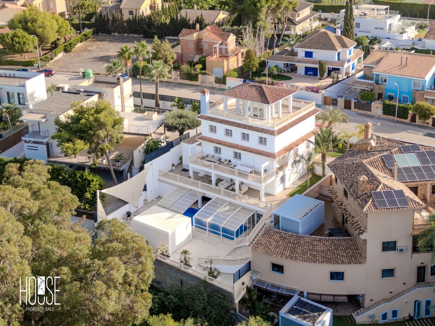 Exterior view of House or chalet for sale in Orihuela  with Air Conditioner, Private garden and Terrace