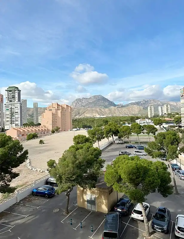Vista exterior de Piso en venta en Benidorm con Aire acondicionado, Jardín privado y Terraza