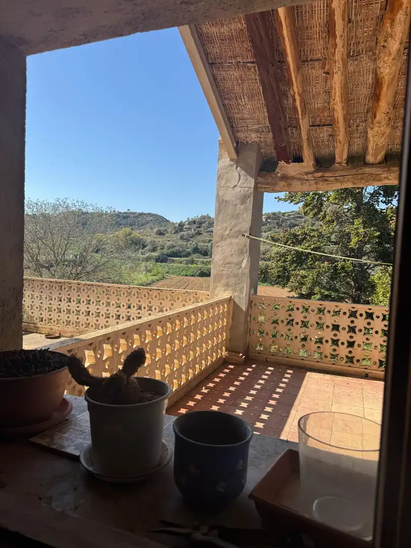 Terrassa de Casa adosada en venda en Alcañiz amb Terrassa, Traster i Piscina comunitària