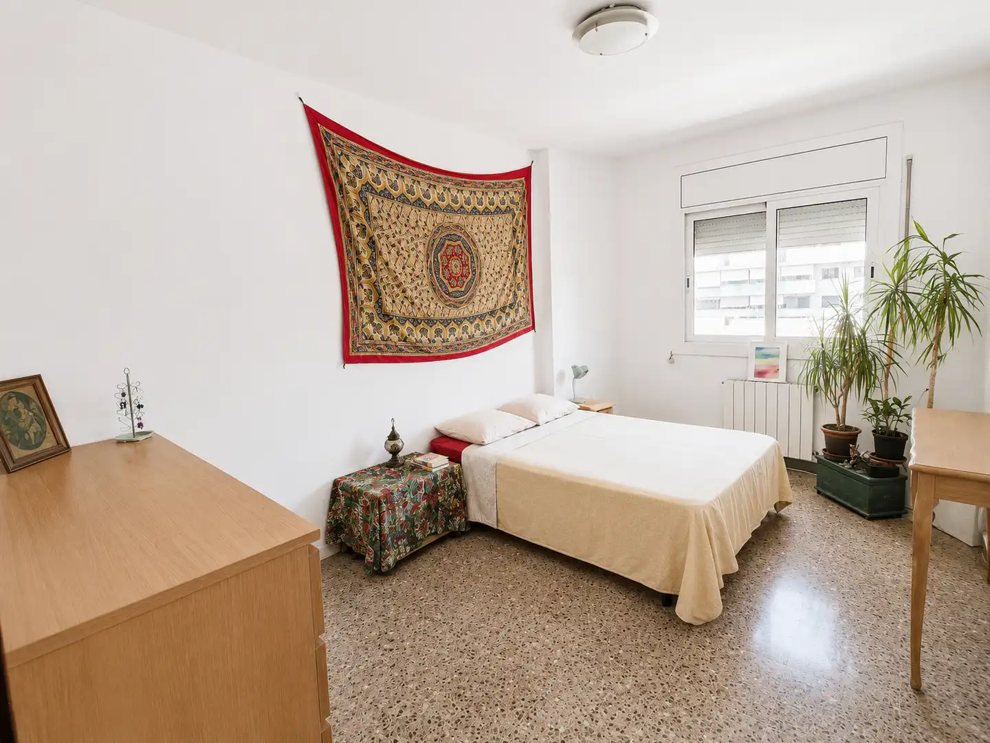 Bedroom of Flat for sale in Cornellà de Llobregat  with Air Conditioner, Heating and Balcony