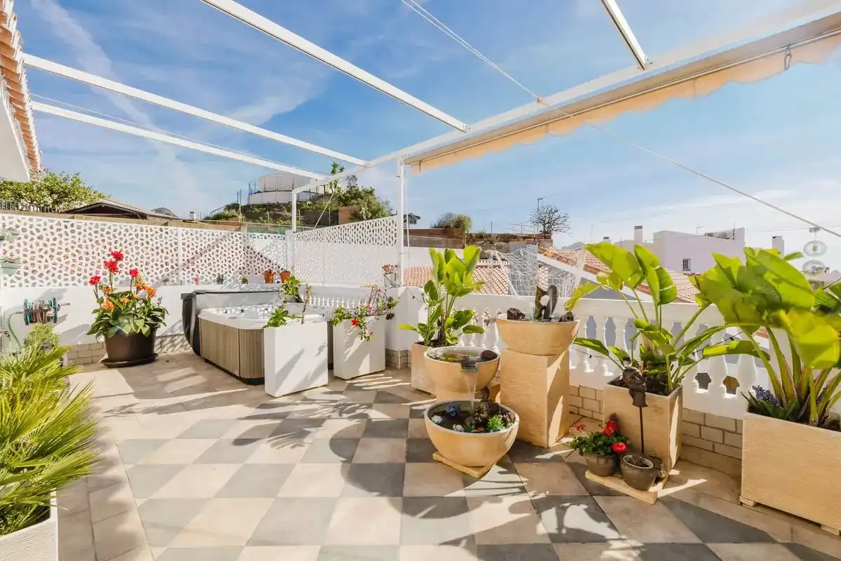 Terrassa de Casa adosada en venda en Málaga amb Aire condicionat, Calefacció i Terrassa