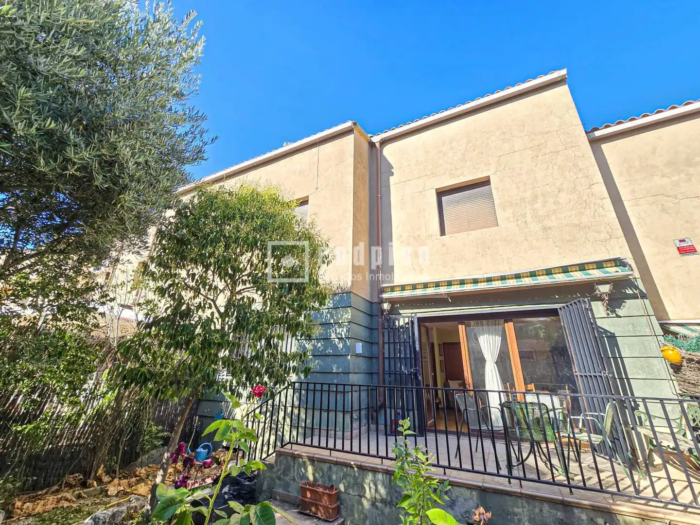 Vista exterior de Casa o xalet en venda en Collado Villalba amb Calefacció, Jardí privat i Terrassa