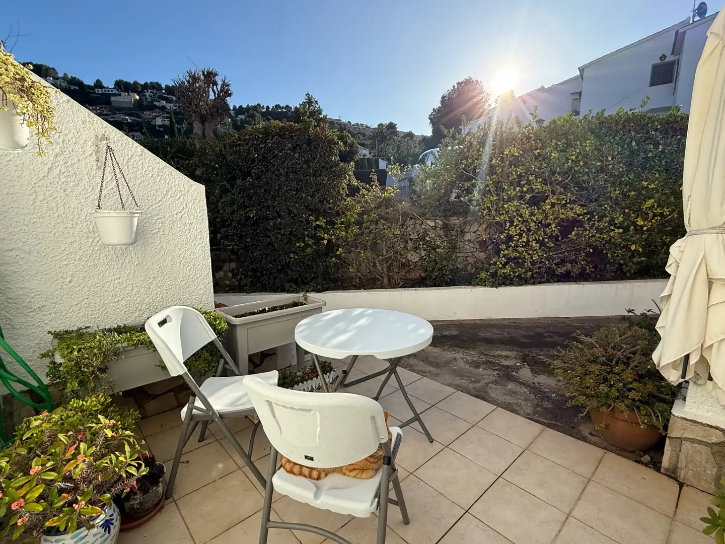 Terraza de Planta baja en venta en Dénia con Aire acondicionado, Calefacción y Jardín privado