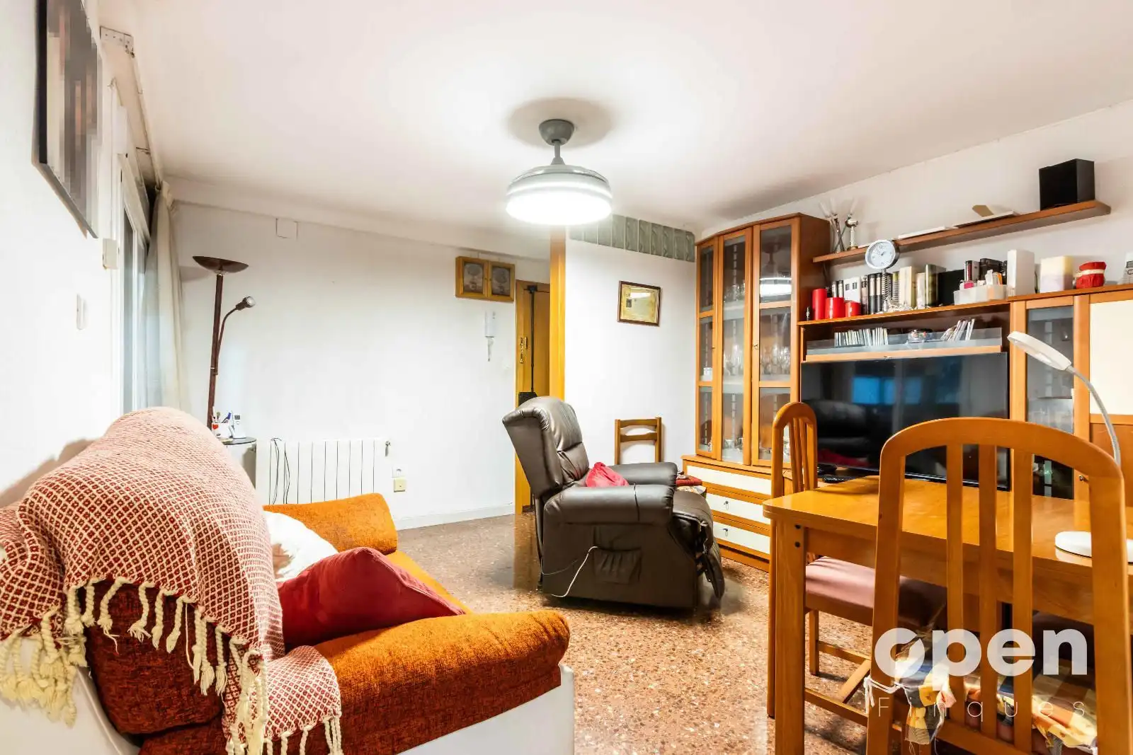 Sala d'estar de Pis en venda en Terrassa amb Calefacció
