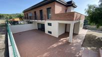 Exterior view of Single-family semi-detached for sale in Rubí  with Heating, Private garden and Terrace