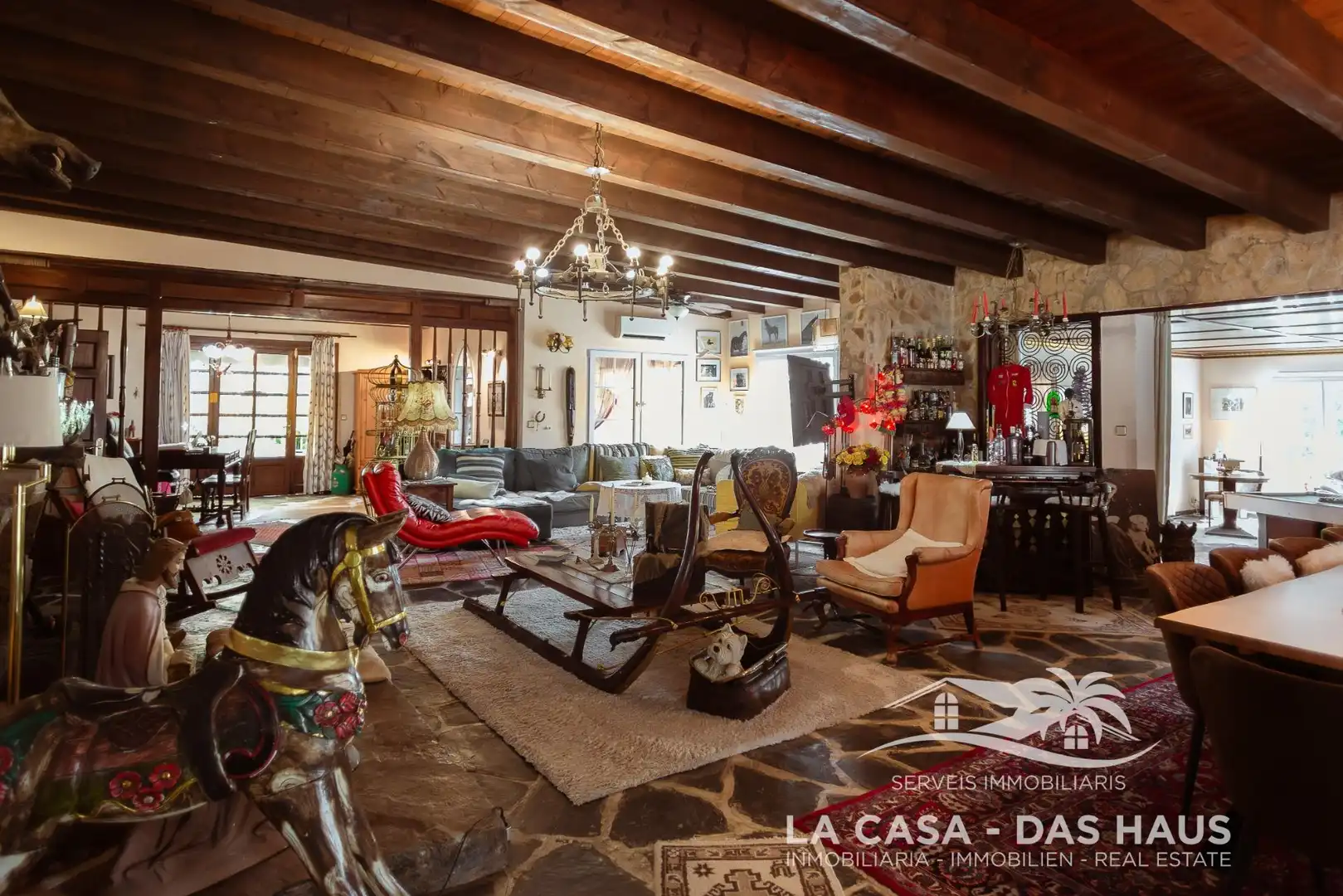Sala de estar de Finca rústica en venta en Maçanet de la Selva