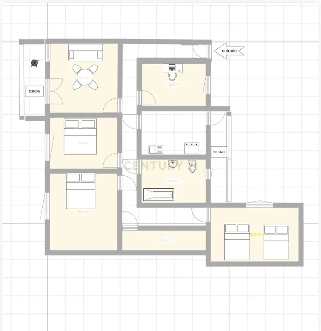 Apartamento en venta en Coria con Aire acondicionado, Trastero y Microondas