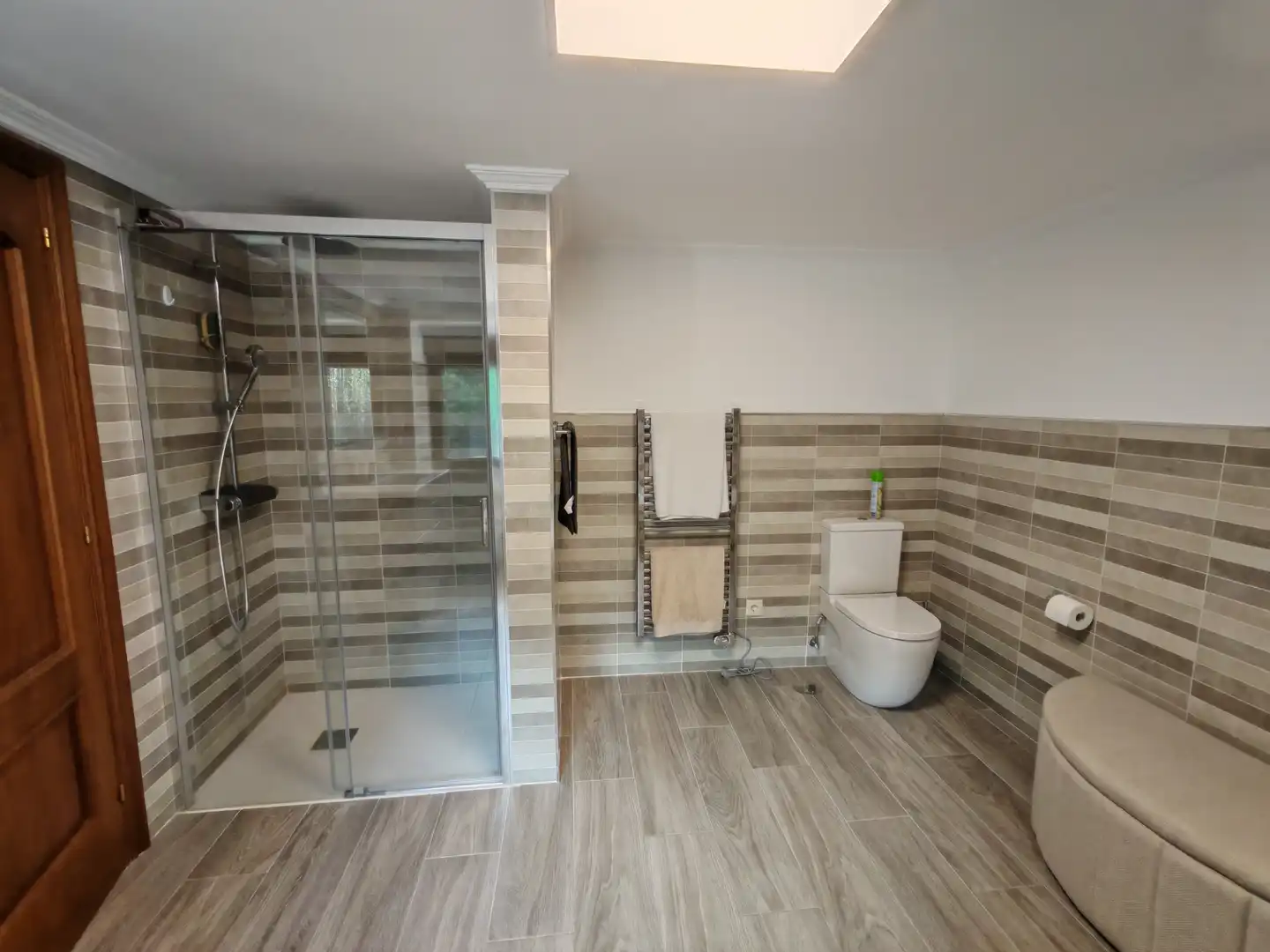 Baño de Casa o chalet en venta en O Pino  con Calefacción, Jardín privado y Trastero