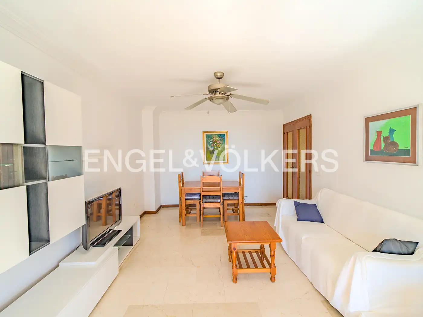 Sala de estar de Apartamento en venta en Alicante / Alacant con Calefacción y Terraza