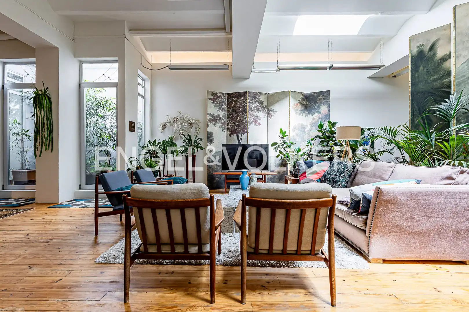 Sala d'estar de Loft en venda en El Prat de Llobregat amb Aire condicionat, Calefacció i Moblat