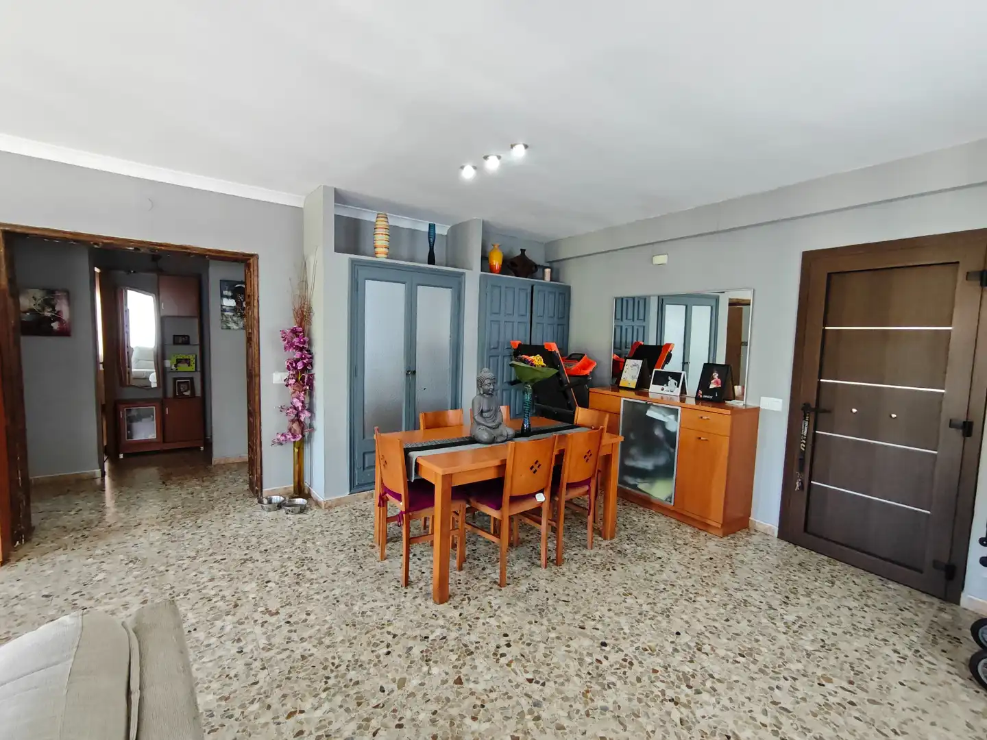 Dining room of Flat for sale in L'Escala  with Air Conditioner, Heating and Parquet flooring