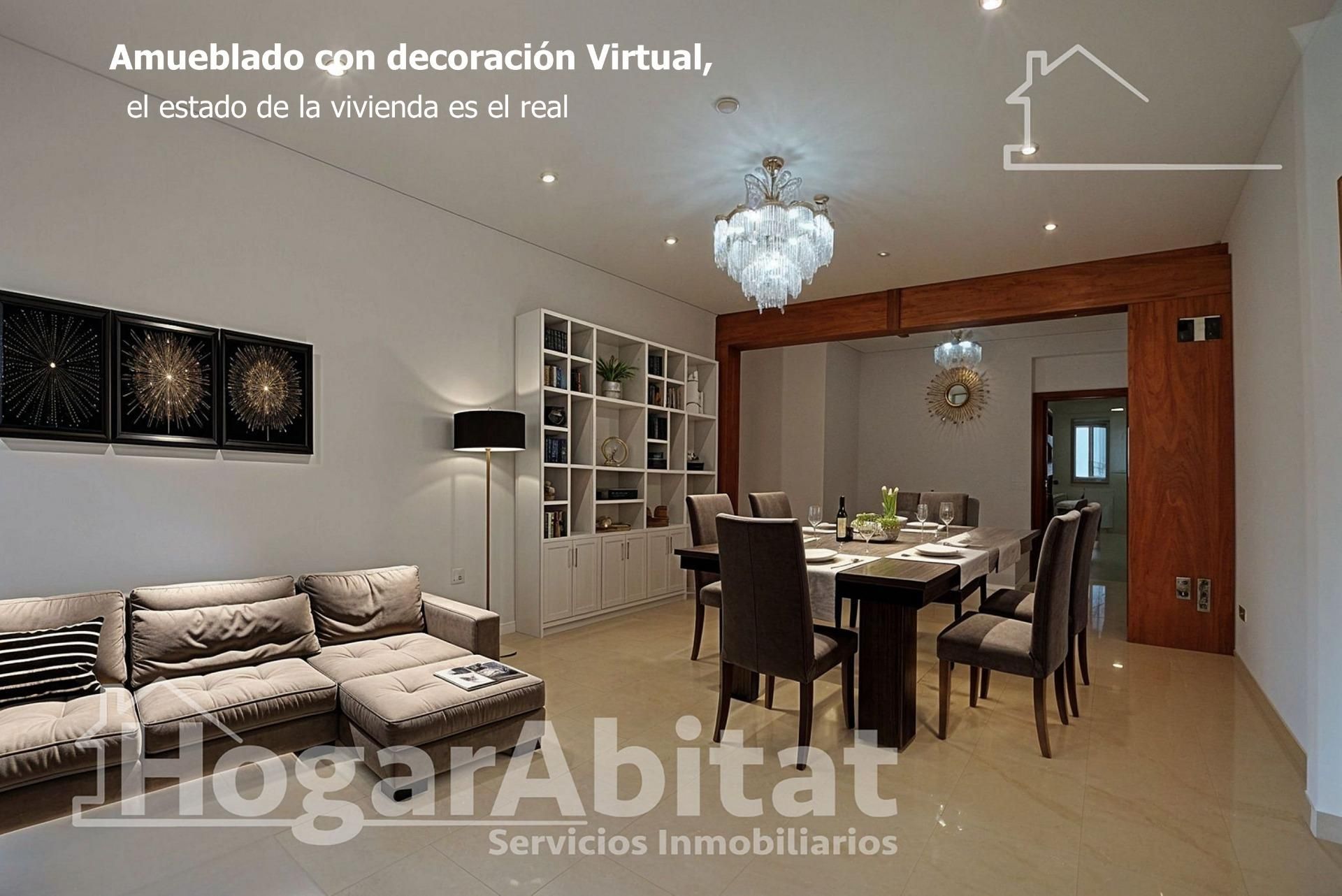 Living room of Flat for sale in Gandia  with Air Conditioner, Heating and Terrace