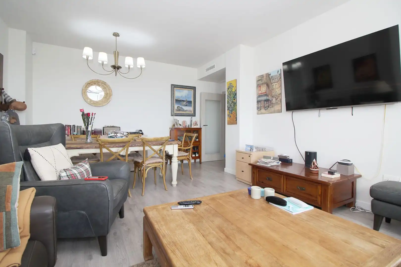 Living room of Attic for sale in Málaga  with Terrace, Storage room and Community pool