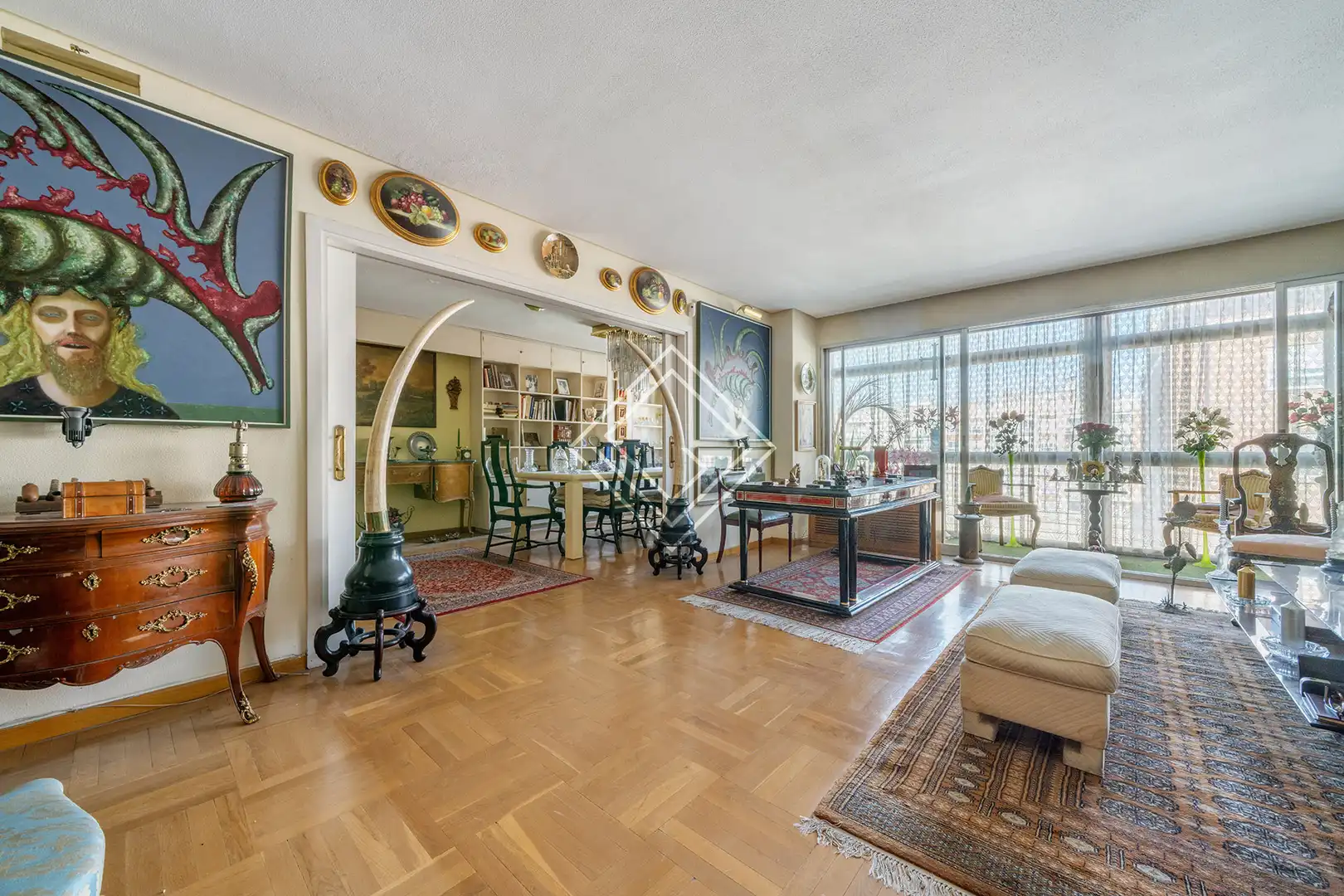 Living room of Attic for sale in Madrid  with Air Conditioner, Heating and Terrace