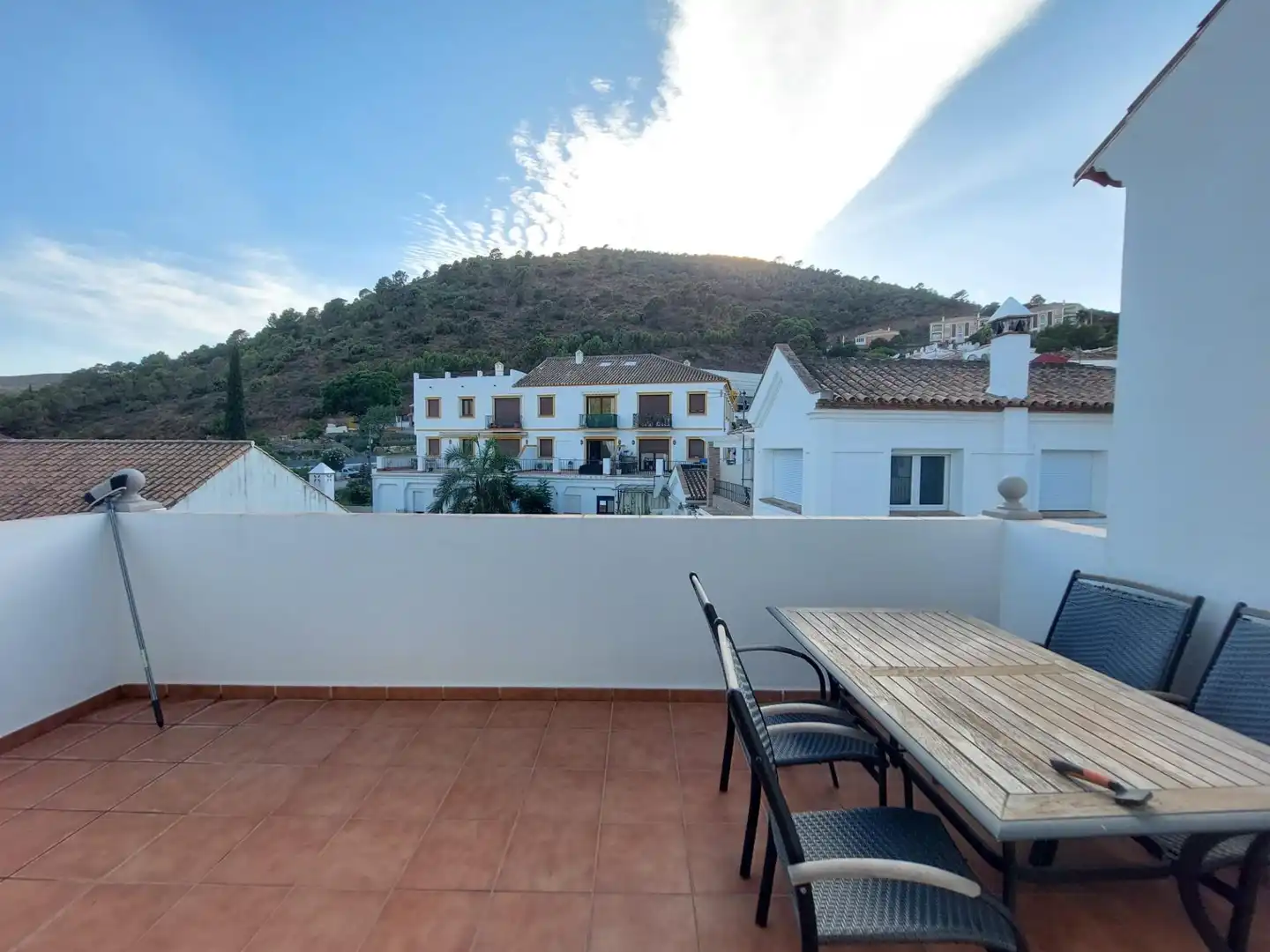 Terrace of Detached homes for sale in Benahavís  with Air Conditioner, Heating and Private garden