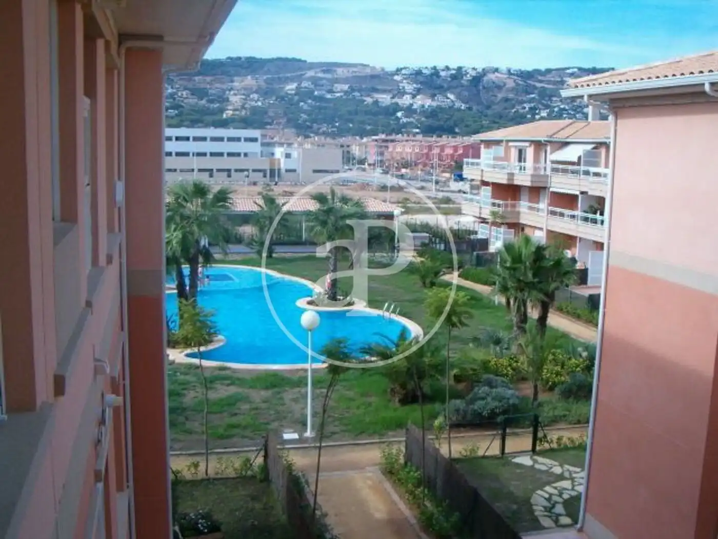 Außenansicht von Wohnung zur Miete in Jávea / Xàbia mit Klimaanlage, Heizung und Privatgarten