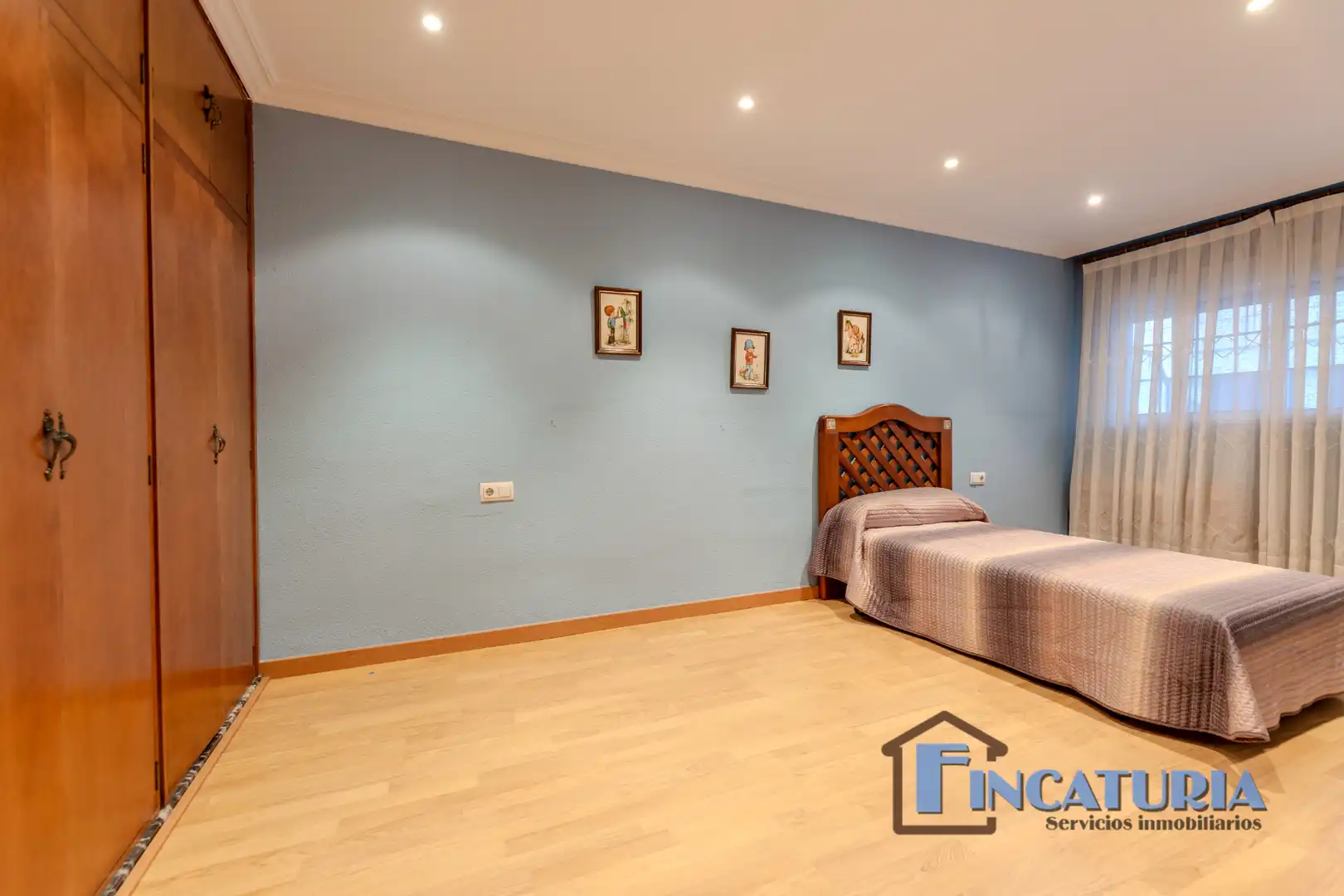 Schlafzimmer von Wohnung zum Verkauf in Mislata mit Klimaanlage, Parkett und Terrasse