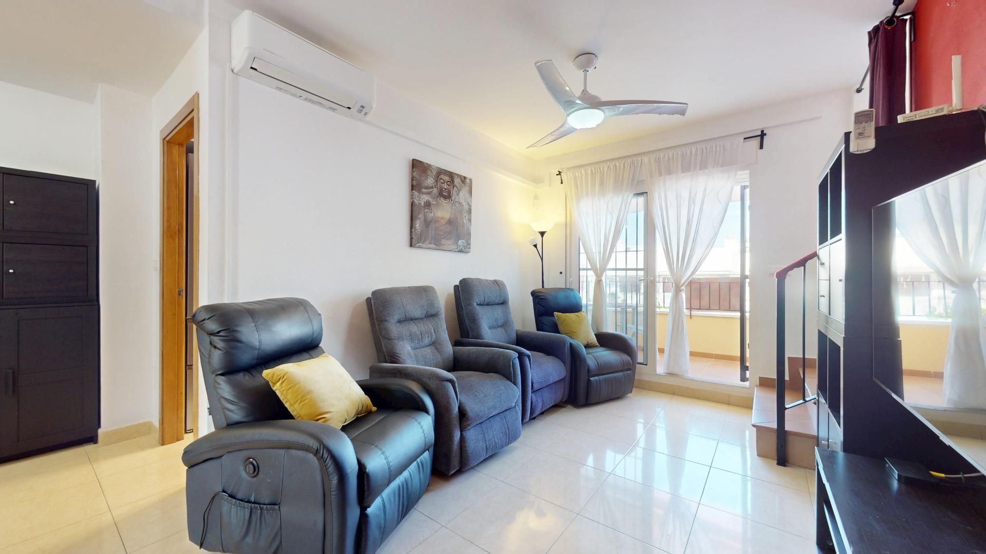 Sala de estar de Ático en venta en San Pedro del Pinatar con Aire acondicionado, Calefacción y Terraza
