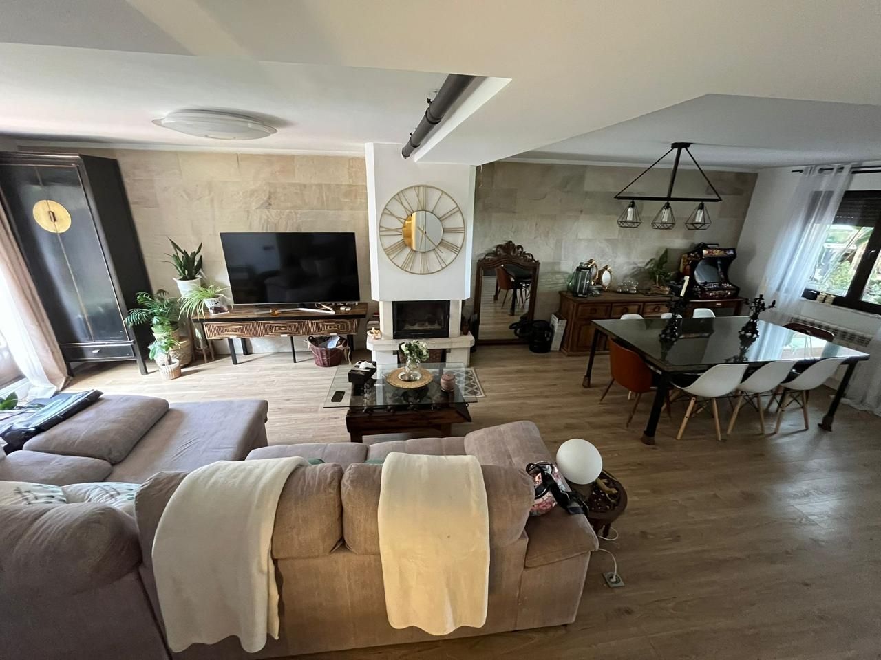 Living room of Single-family semi-detached for sale in Cabrerizos  with Air Conditioner, Heating and Private garden