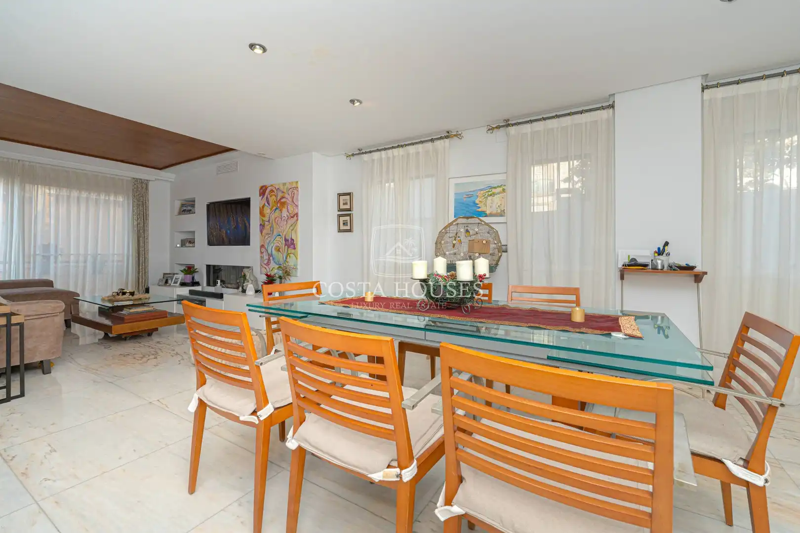 Dining room of Houses for sale in Jávea / Xàbia  with Air Conditioner, Heating and Terrace