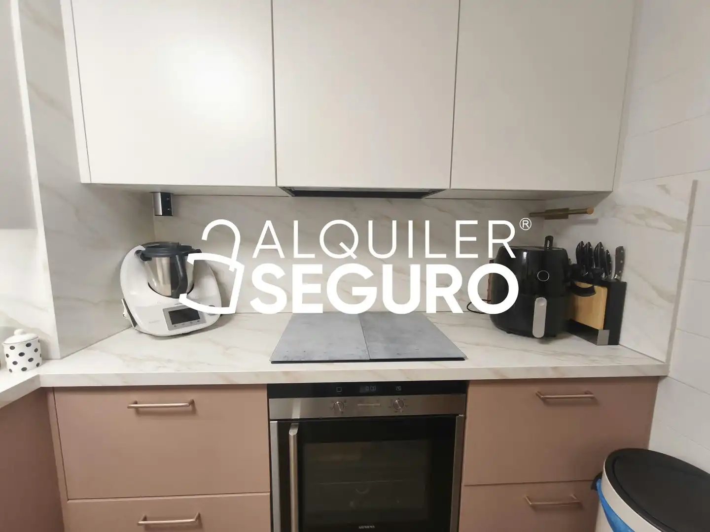 Cuina de Pis de lloguer en Zaragoza amb Aire condicionat, Calefacció i Terrassa