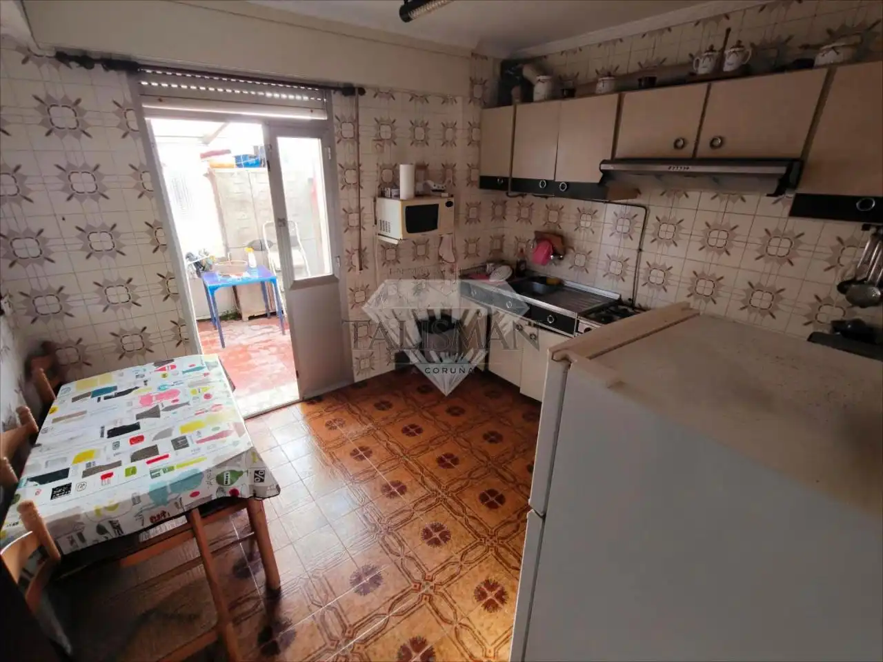 Kitchen of Flat for sale in Cariño  with Heating, Terrace and Furnished