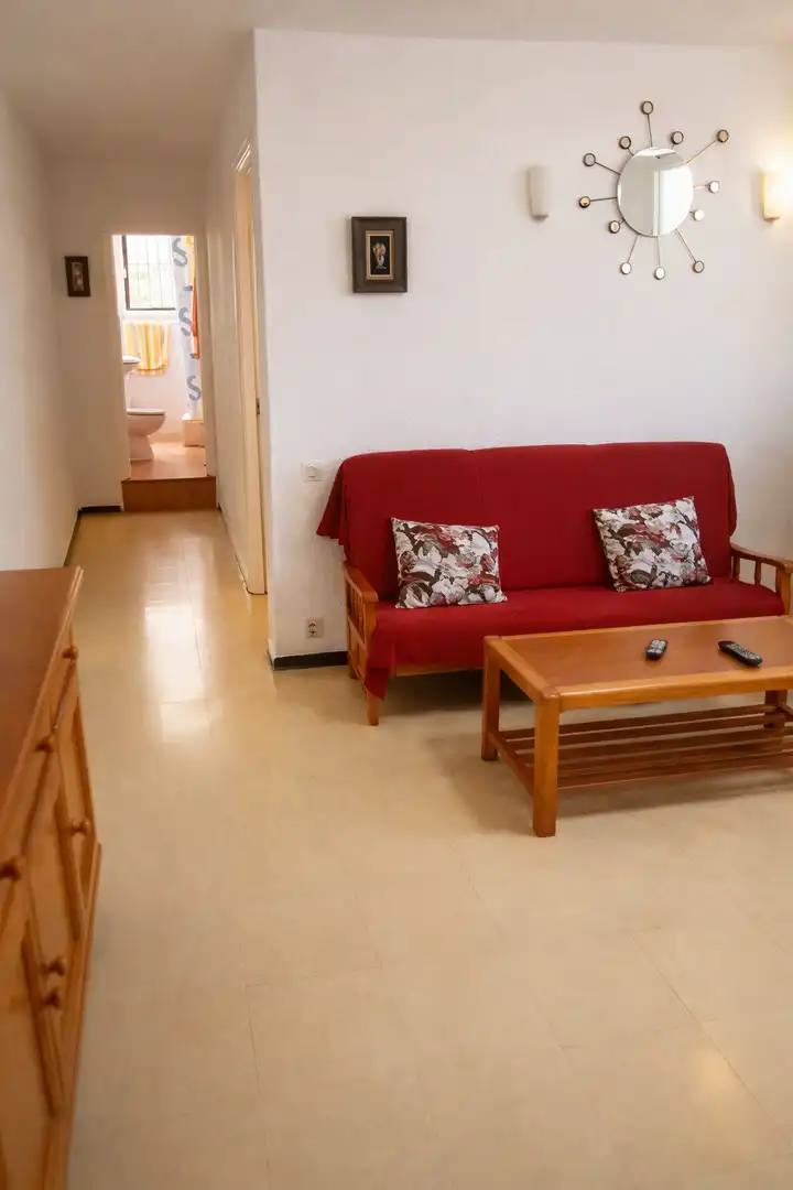 Sala d'estar de Pis en venda en Las Palmas de Gran Canaria amb Aire condicionat i Moblat