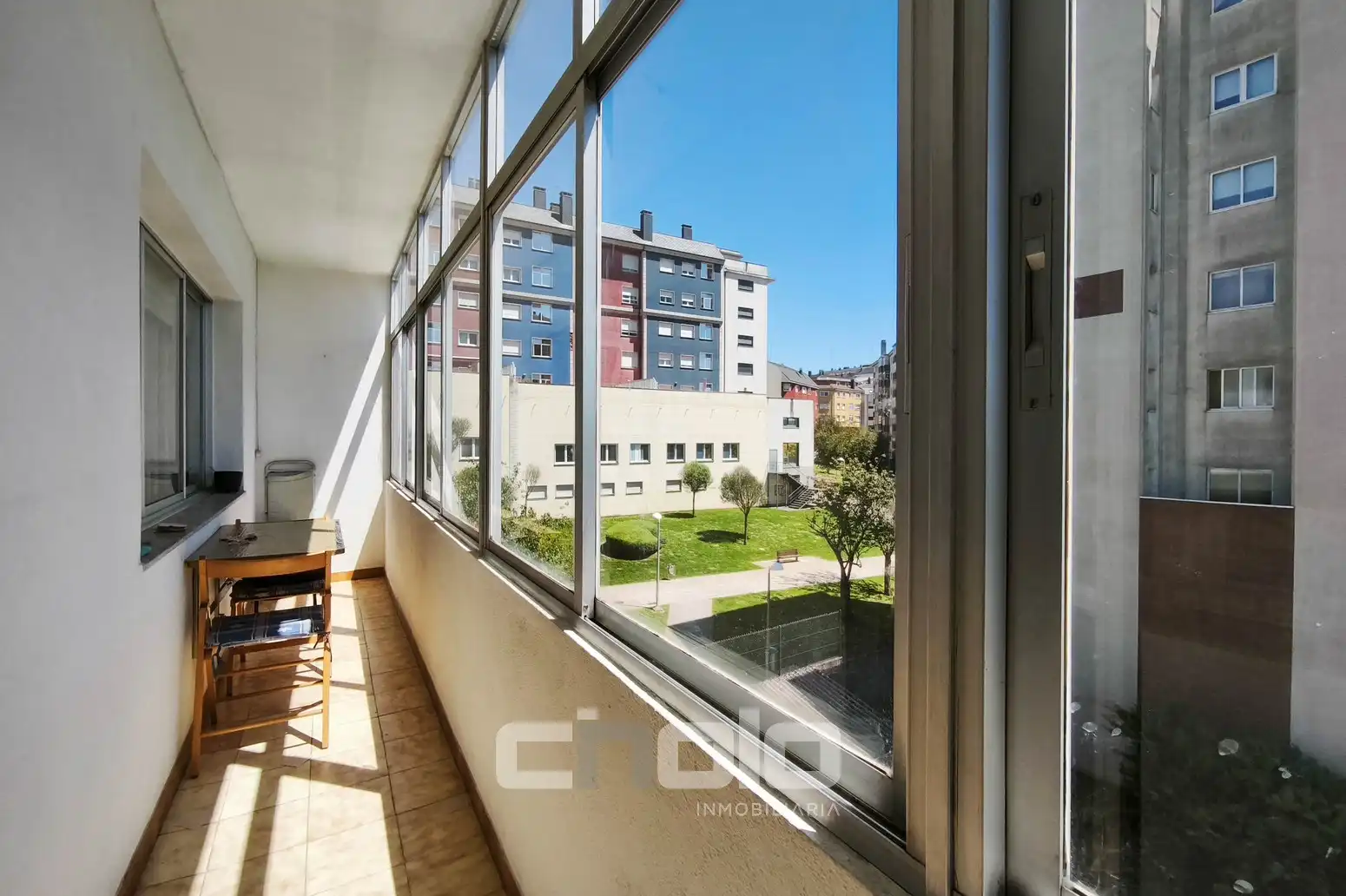 Vista exterior de Pis en venda en Lugo amb Traster i Balcó