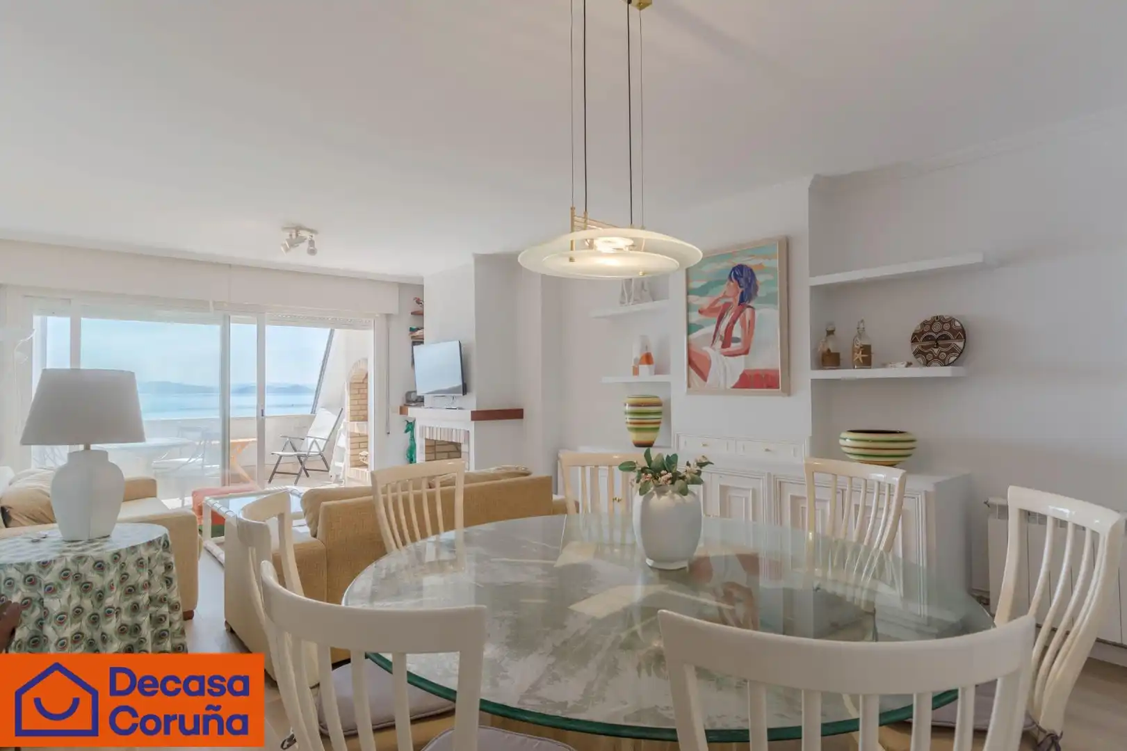 Comedor de Piso en venta en Sanxenxo con Calefacción, Terraza y Trastero