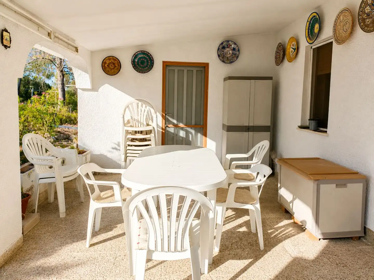 Terraza de Casa o chalet en venta en Perales de Tajuña con Jardín privado, Piscina y Alarma
