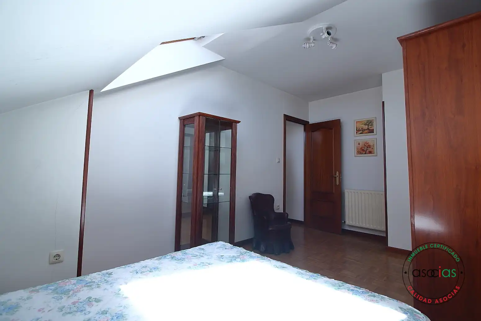 Bedroom of Flat for sale in Gijón   with Heating, Parquet flooring and Storage room