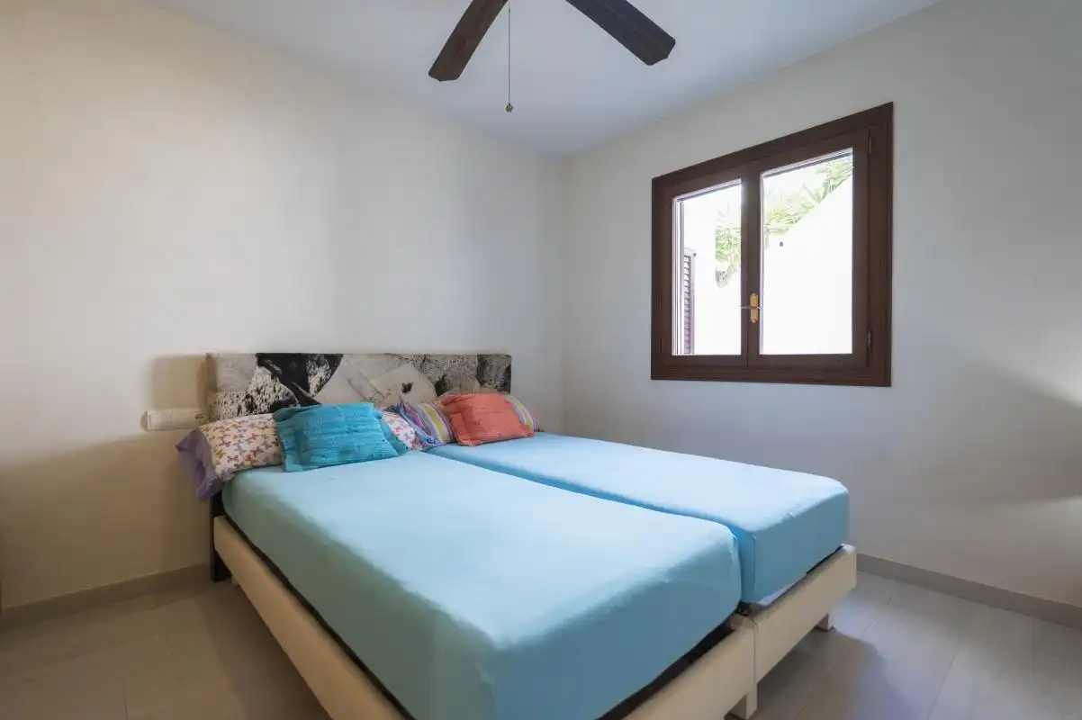 Bedroom of Ground floor for sale in Santa Eulària des Riu  with Air Conditioner, Heating and Private garden