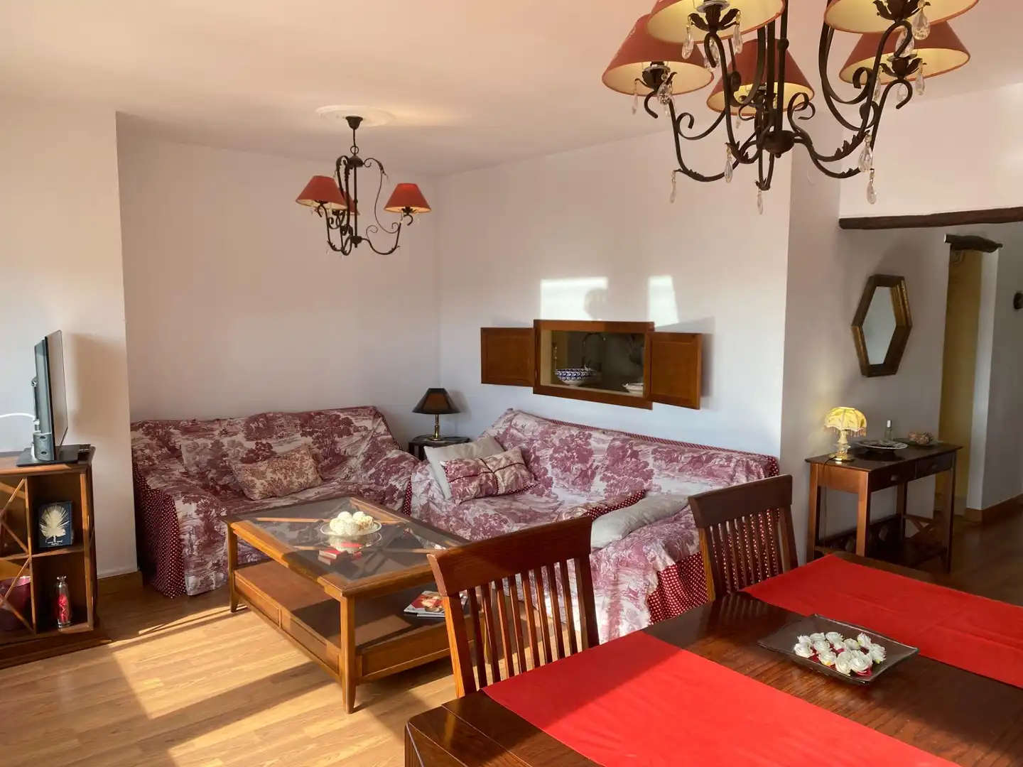 Wohnzimmer von Wohnung zur Miete in Águilas mit Möbliert