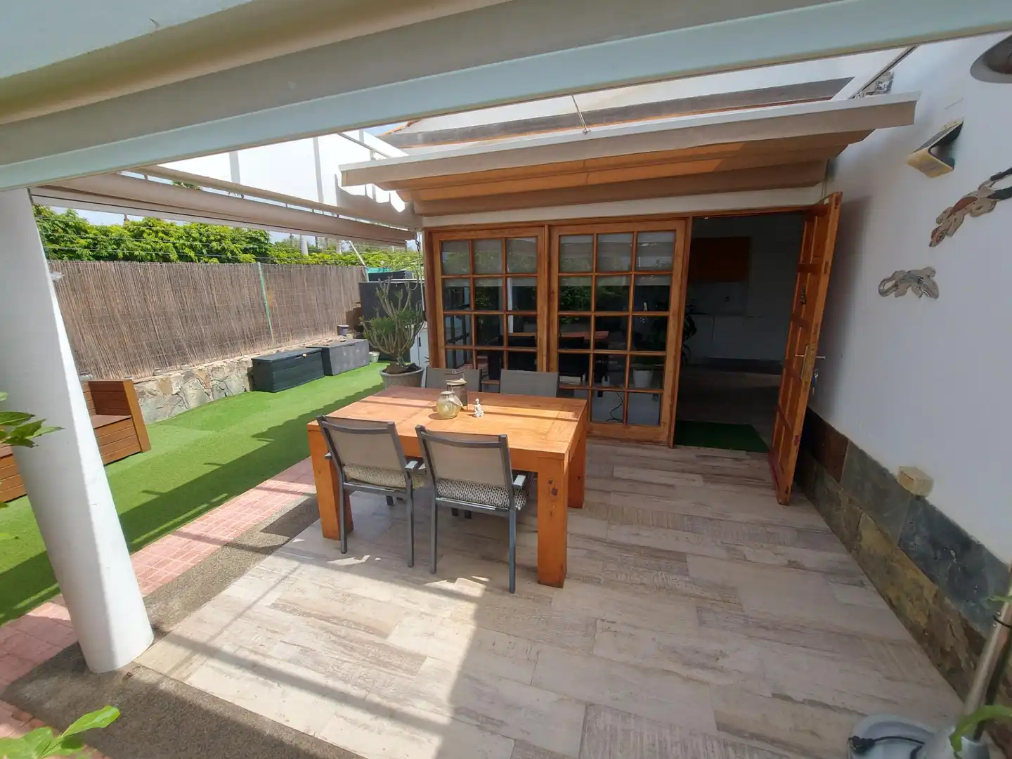 Terrace of Houses for sale in San Bartolomé de Tirajana  with Air Conditioner, Terrace and Furnished