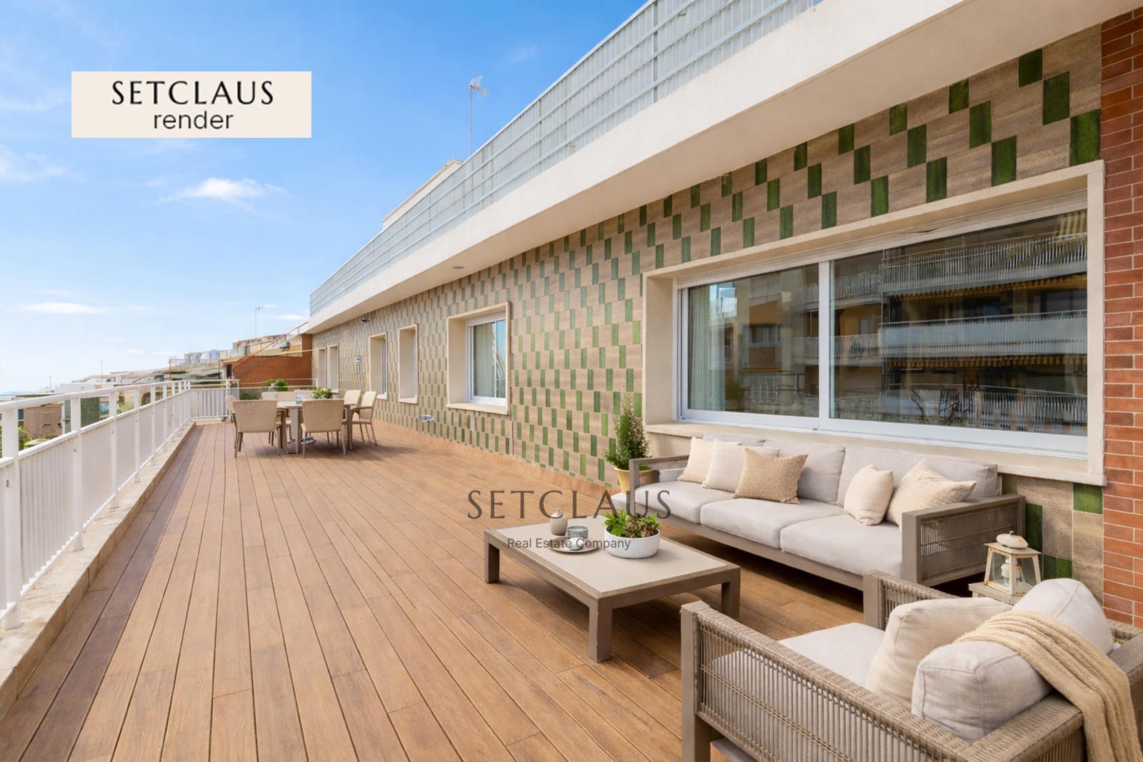 Terrace of Attic for sale in Badalona  with Heating, Terrace and Alarm