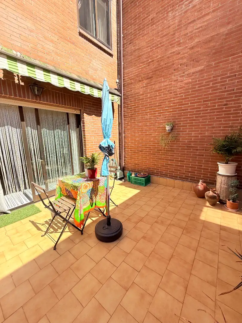 Terraza de Casa adosada en venta en San Sebastián de los Reyes con Aire acondicionado, Calefacción y Jardín privado