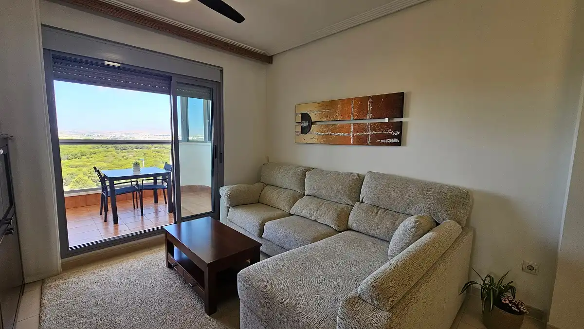 Sala d'estar de Apartament en venda en Elche / Elx amb Aire condicionat, Traster i Balcó